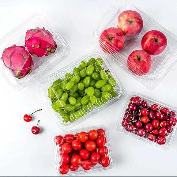 Scatola per imballaggio di frutta a conchiglia